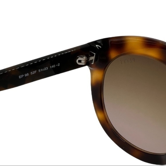 Emilio Pucci EP98 52F Brown Gradient Cat Eye Sunglasses Tortoise Italy main image 4